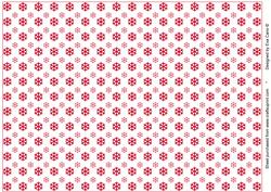 Red Snowflakes Background
