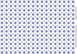 Blue Snowflakes Background