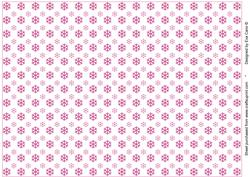 Pink Snowflakes Background