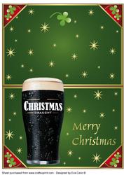 Mine's a Pint for Christmas - Green