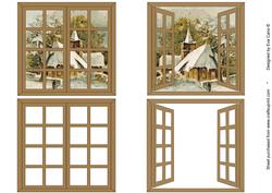 Christmas Window Scene Toppers 9