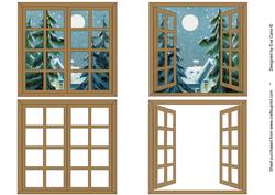 Christmas Window Scene Toppers 10