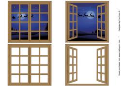 Christmas Window Scene Toppers 12