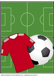 Football Fan Over the Edge (red)