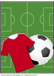 Football Fan Over the Edge (red) 2