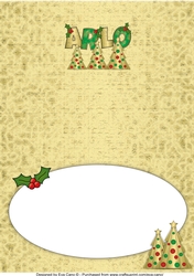 Buttons Christmas Trees II ARLO a5 insert 2