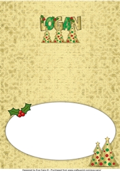 Buttons Christmas Trees II LOGAN a5 insert 2