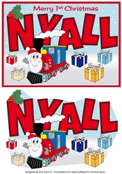 1st Christmas Terry the Train NYALL A5