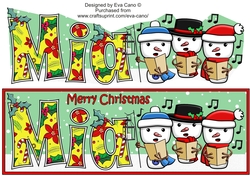 Jolly Snowmen Christmas Carolling MIA large dl