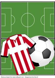 Football Fan Over the Edge (red & White) 3