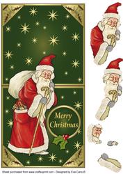 Vintage Santa - Over the Edge