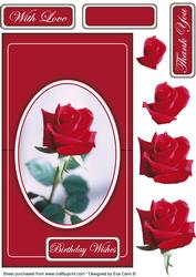 Red Rose Over the Edge