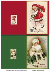 Vintage Christmas Notelets 9