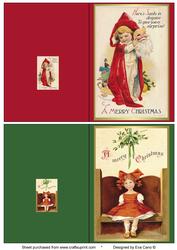Vintage Christmas Notelets 10