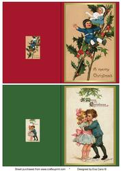 Vintage Christmas Notelets 12