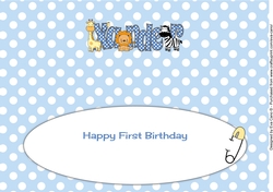Safari Day XANDER 1st large dl insert