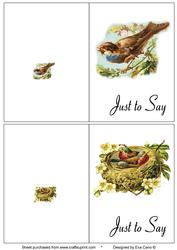 Little Birds Notelets 3