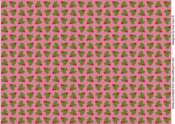 Christmas Holly Paper (pink)