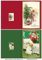 Vintage Christmas Notelets 24