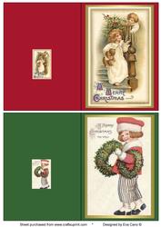 Vintage Christmas Notelets 25