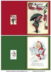 Vintage Christmas Notelets 26