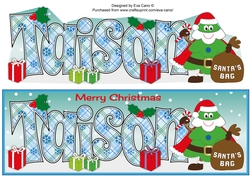 Crazy Christmas Tree Santa TAISON large dl