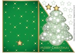 Bright Christmas Tree Cut and Fold