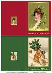 Vintage Christmas Notelets 27