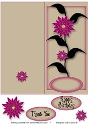Oriental Magenta Flowers