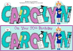Cute Nurse CAROLYN 70th large dl