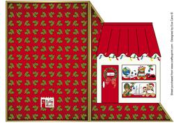 My Christmas Shop Cut and Fold