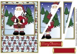 Scottish Santa is Here Stacker