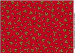 Christmas Holly Backing Paper (red)