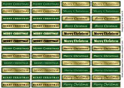 Merry Christmas Medium Tags 3