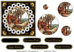 Christmas Scene Topper