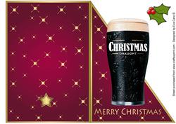 Mine's a Pint for Christmas Cut and Fold