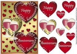Hearts and Red Wine Multipyramid