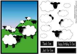 Cute Sheep Multipyramid