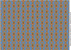 Gingerbread Man Backing Paper (cornflower Blue)