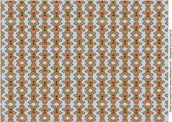 Gingerbread Man Backing Paper (light Blue)