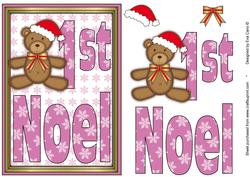 1st Noel in Pink Shades