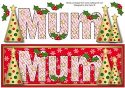 Buttons Christmas Trees Mum Large Dl 2
