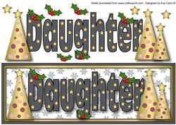 Buttons Christmas Trees Daughter Large Dl 4