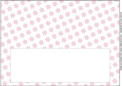 Christmas Snowflakes Insert for Large Dl 8