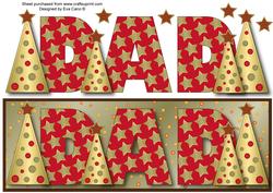 Buttons Christmas Trees Dad Large Dl