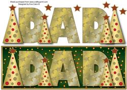Buttons Christmas Trees Dad Large Dl (green)
