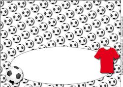 Football Fan Birthday (red 2) Insert