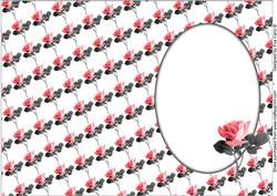 Pink Roses Insert