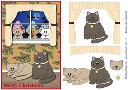 Christmas Cats It's Cold Outside