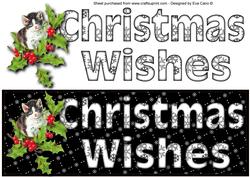 Christmas Wishes with Cat Large Dl 2